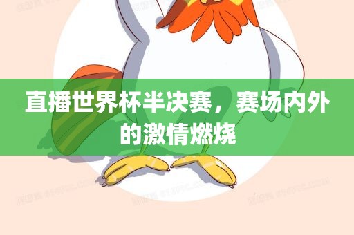直播世界杯半决赛，赛场内外的激情燃烧