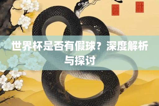 世界杯是否有假球？深度解析与探讨