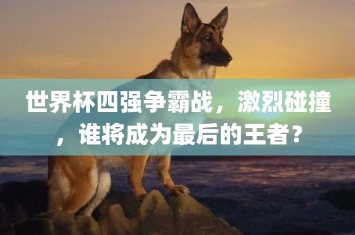 世界杯四强争霸战，激烈碰撞，谁将成为最后的王者？