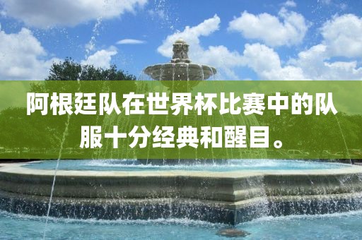 阿根廷队在世界杯比赛中的队服十分经典和醒目。