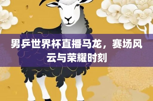 男乒世界杯直播马龙，赛场风云与荣耀时刻