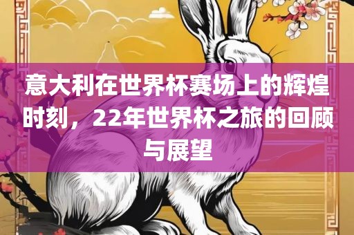 意大利在世界杯赛场上的辉煌时刻，22年世界杯之旅的回顾与展望