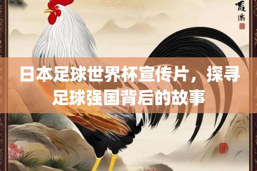 日本足球世界杯宣传片，探寻足球强国背后的故事