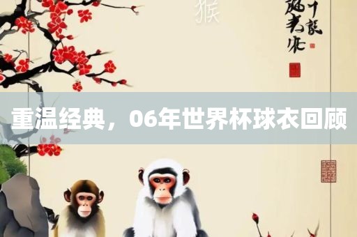 重温经典，06年世界杯球衣回顾